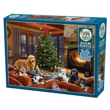 Cobble Hill Jigsaw Puzzle: Furry Festivities